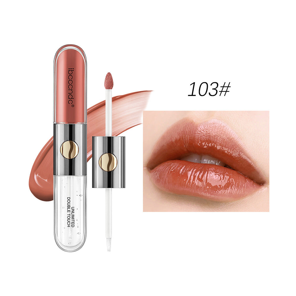 Double-headed Matte Lip Lacquer - Waterproof & Sweat-proof