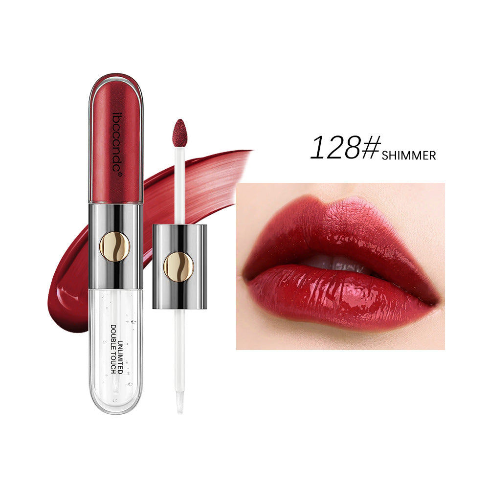 Double-headed Matte Lip Lacquer - Waterproof & Sweat-proof