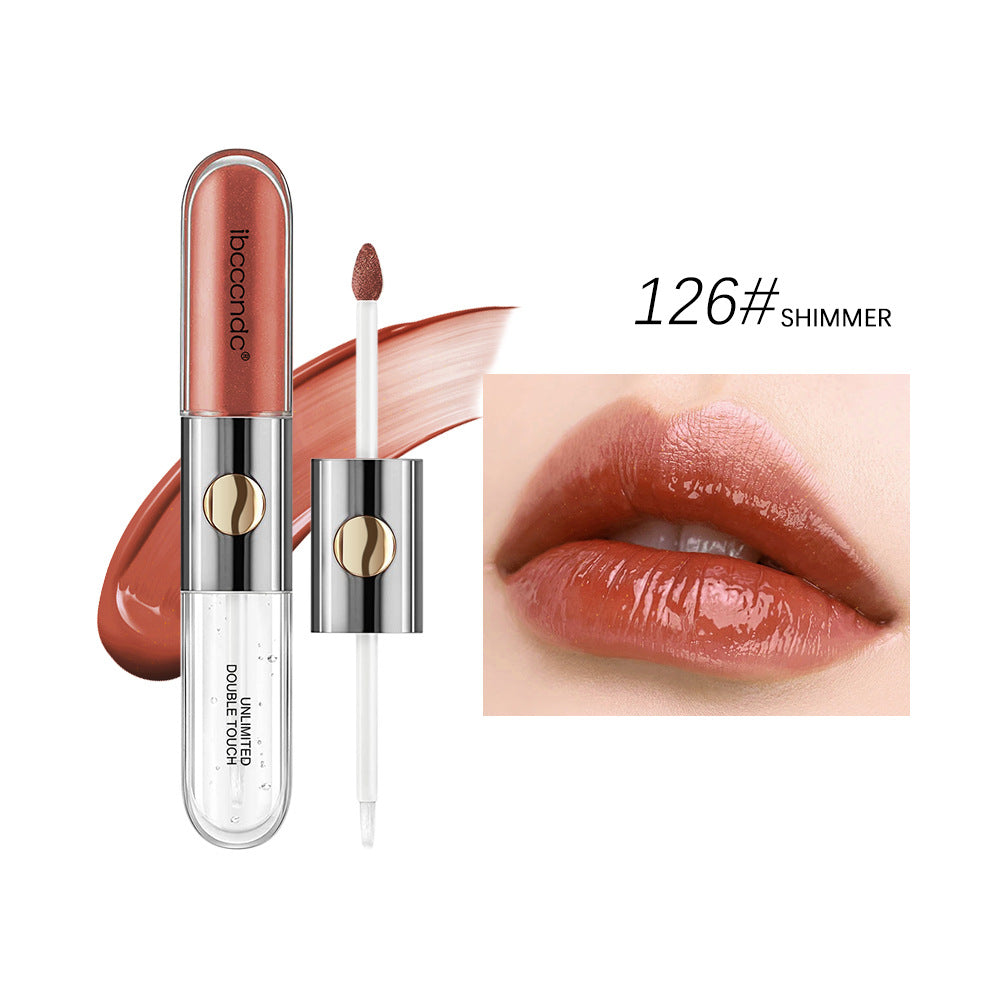 Double-headed Matte Lip Lacquer - Waterproof & Sweat-proof